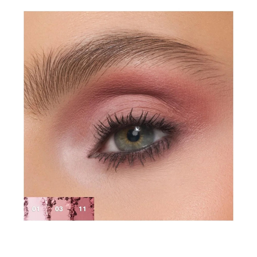Morphe ChromaPlus 12-Pan Eyeshadow Palette (Rose Frequency) ✨ 🆕
